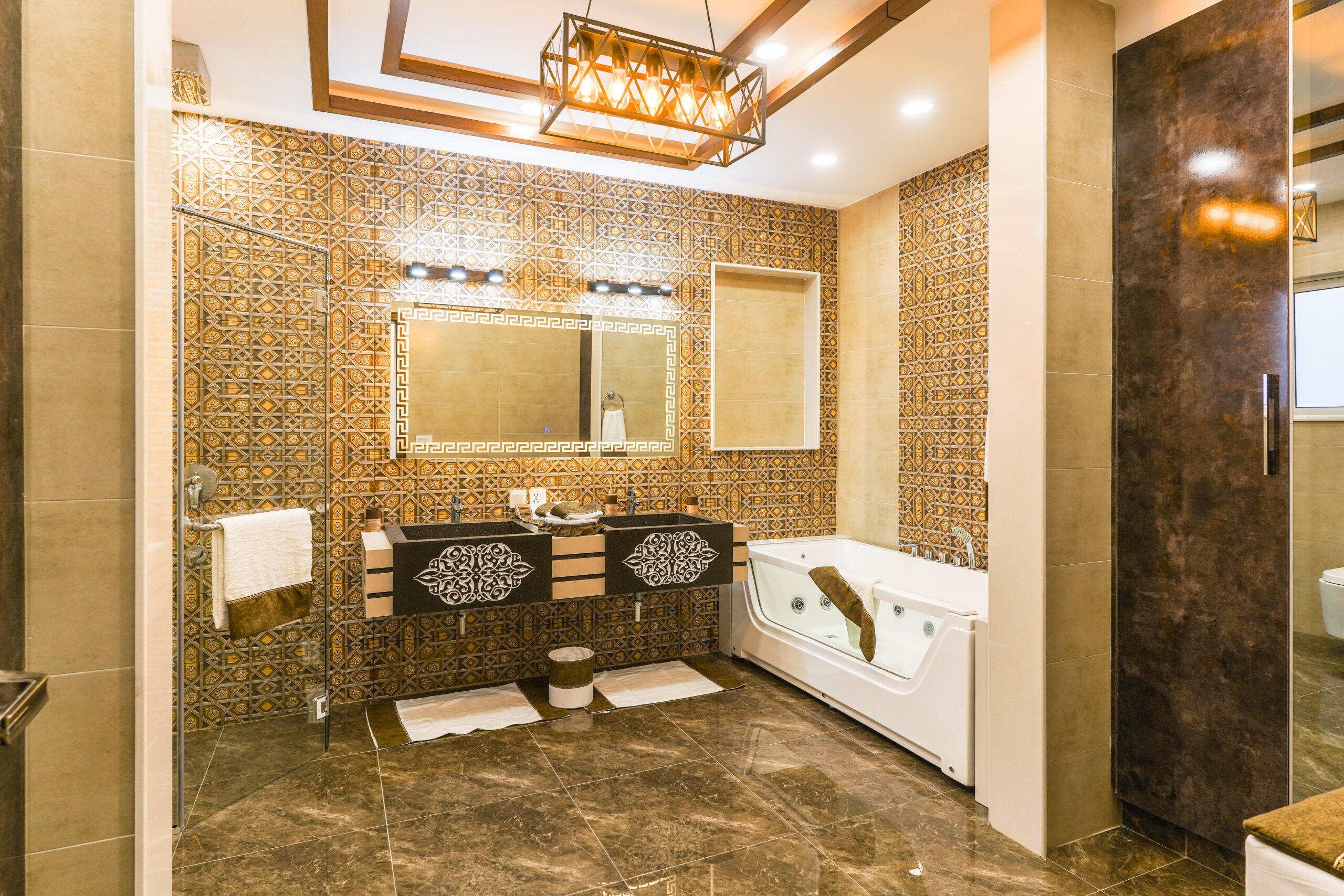 Elegant bathroom design fromSahyadri Developers